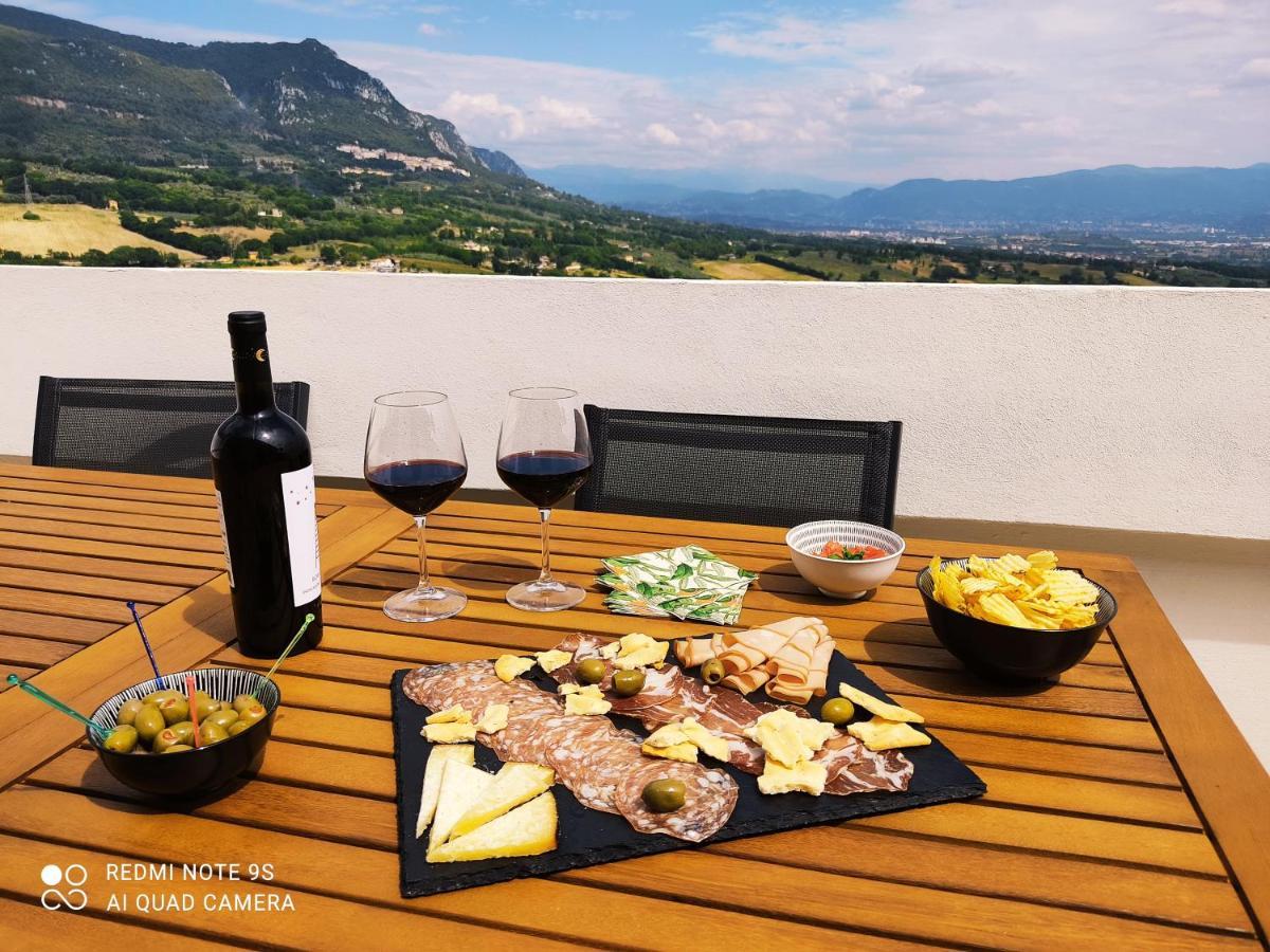 Ferienwohnung La Terrazza In Collina San Gemini Exterior foto